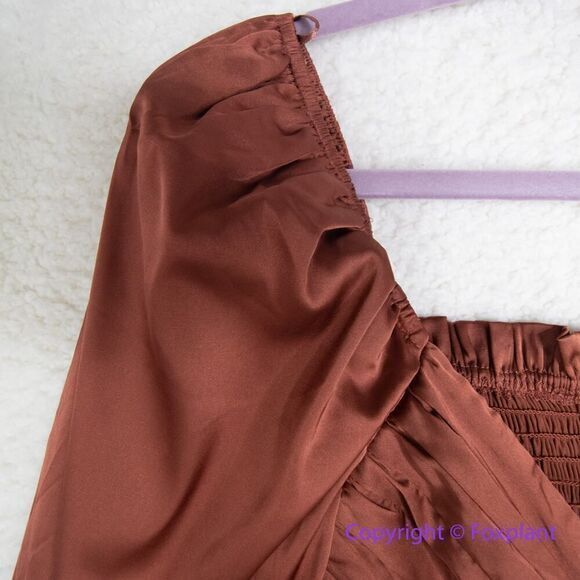 New! ASTR the label Anamaria dress, color: rust, size M‎ - Picture 12 of 16